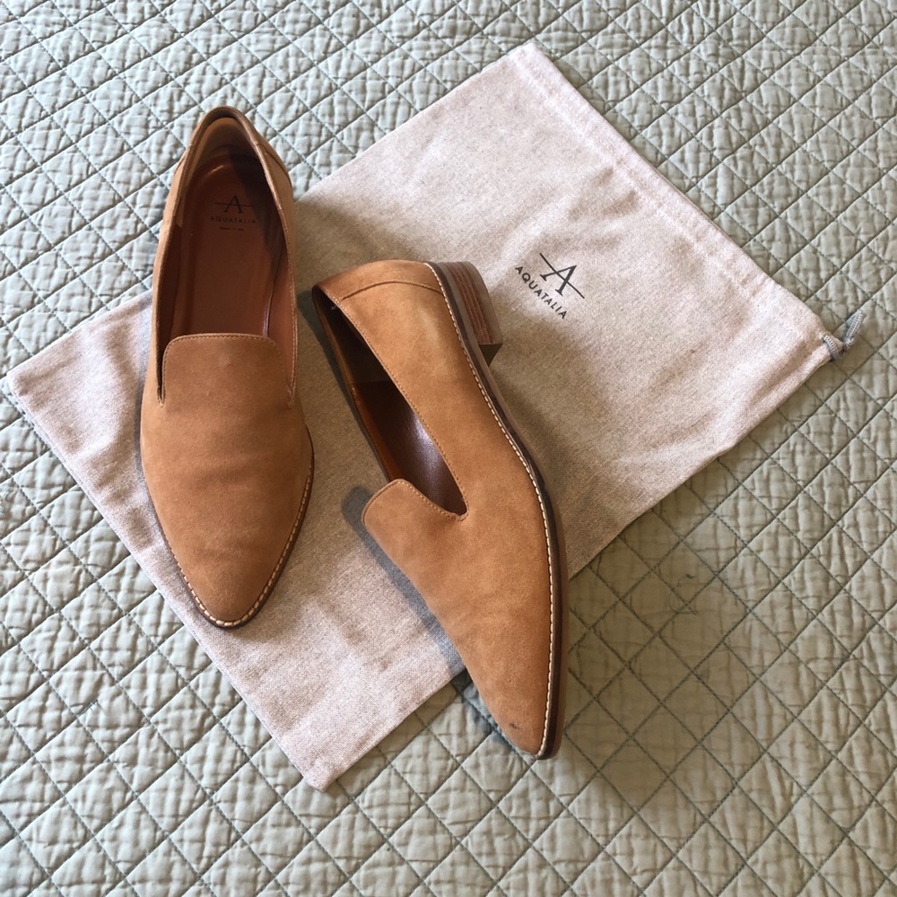Aquatalia Suede Loafers